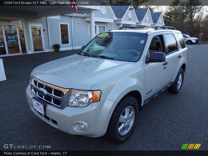 Light Sage Metallic / Stone 2008 Ford Escape XLT 4WD