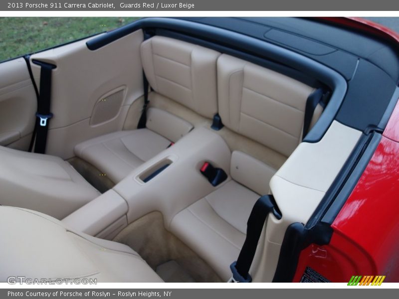 Guards Red / Luxor Beige 2013 Porsche 911 Carrera Cabriolet