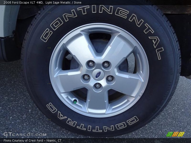 Light Sage Metallic / Stone 2008 Ford Escape XLT 4WD