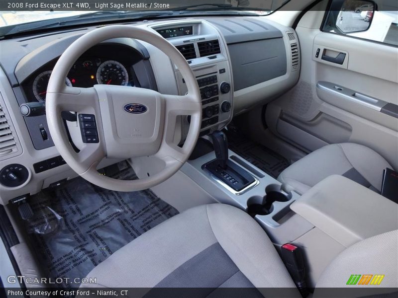 Light Sage Metallic / Stone 2008 Ford Escape XLT 4WD