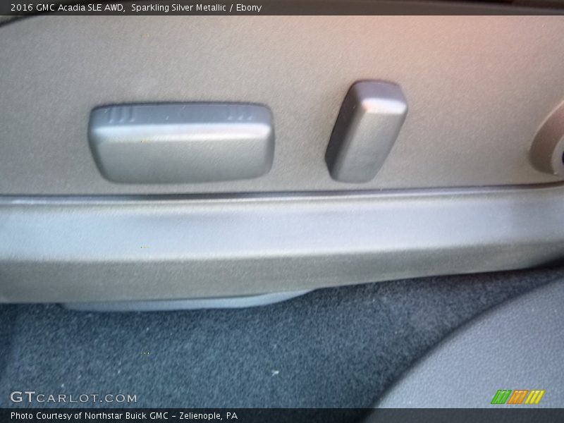 Sparkling Silver Metallic / Ebony 2016 GMC Acadia SLE AWD