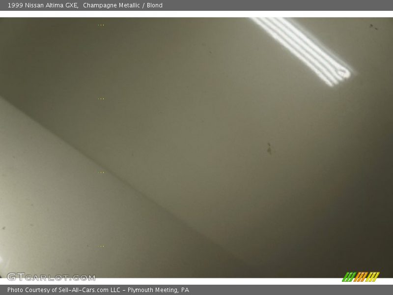 Champagne Metallic / Blond 1999 Nissan Altima GXE