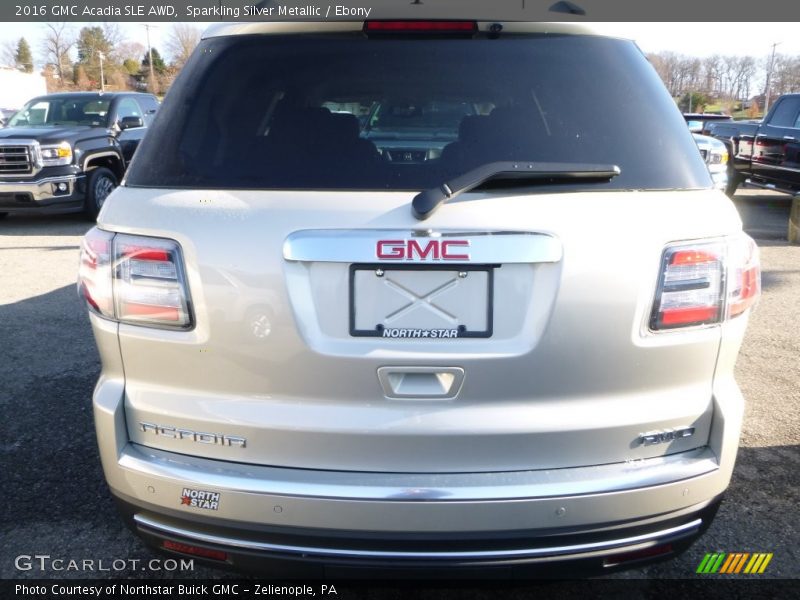 Sparkling Silver Metallic / Ebony 2016 GMC Acadia SLE AWD