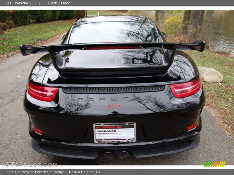 Black / Black 2015 Porsche 911 GT3