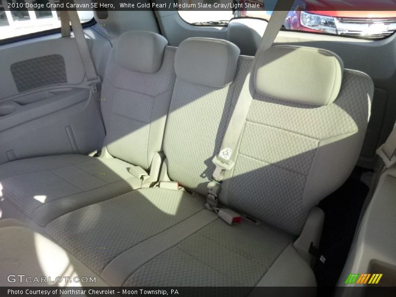 White Gold Pearl / Medium Slate Gray/Light Shale 2010 Dodge Grand Caravan SE Hero