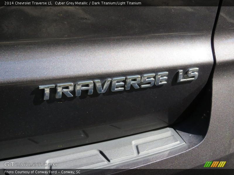 Cyber Grey Metallic / Dark Titanium/Light Titanium 2014 Chevrolet Traverse LS