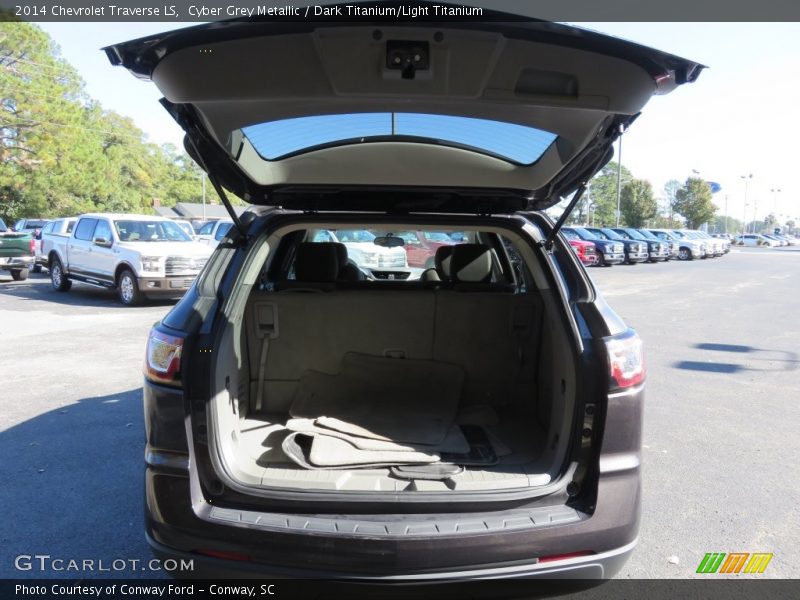 Cyber Grey Metallic / Dark Titanium/Light Titanium 2014 Chevrolet Traverse LS