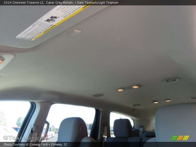 Cyber Grey Metallic / Dark Titanium/Light Titanium 2014 Chevrolet Traverse LS