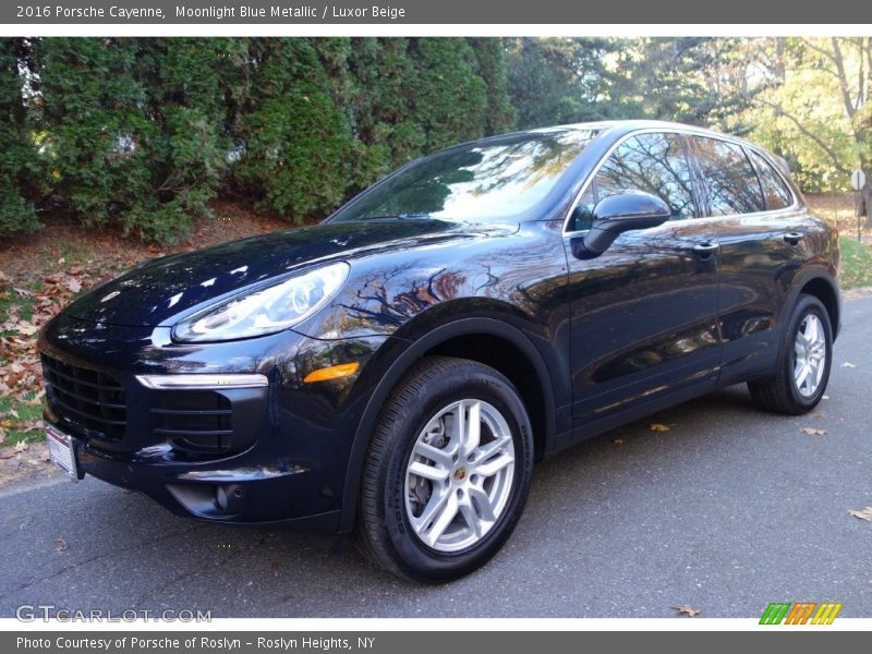 Moonlight Blue Metallic / Luxor Beige 2016 Porsche Cayenne