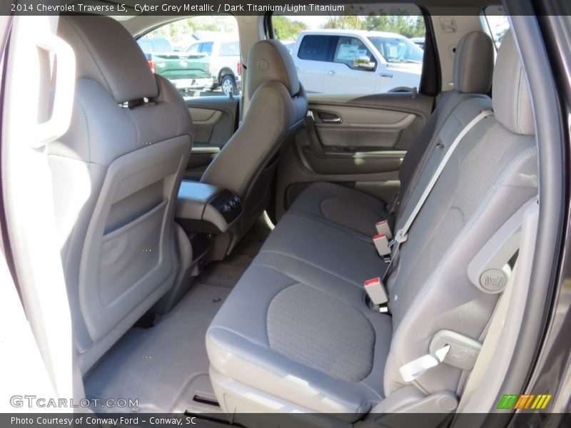 Cyber Grey Metallic / Dark Titanium/Light Titanium 2014 Chevrolet Traverse LS