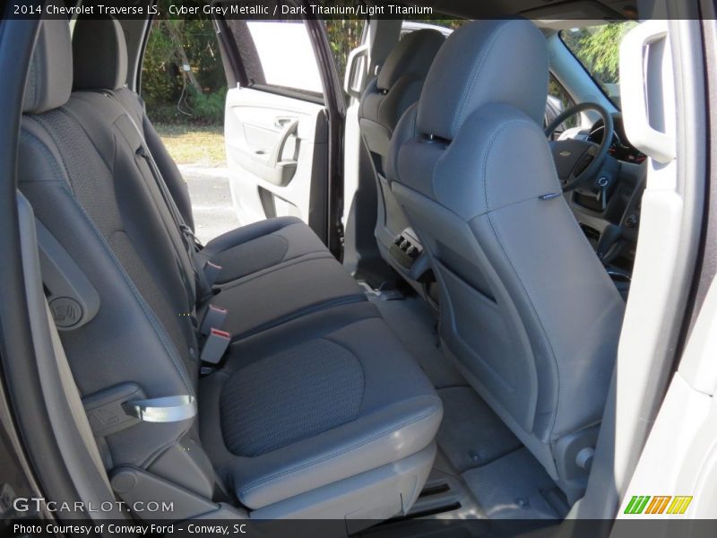 Cyber Grey Metallic / Dark Titanium/Light Titanium 2014 Chevrolet Traverse LS