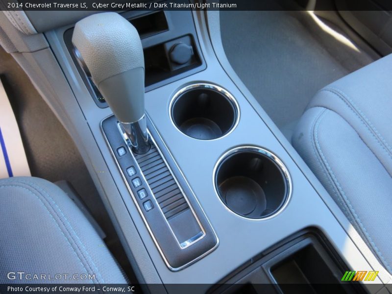 Cyber Grey Metallic / Dark Titanium/Light Titanium 2014 Chevrolet Traverse LS
