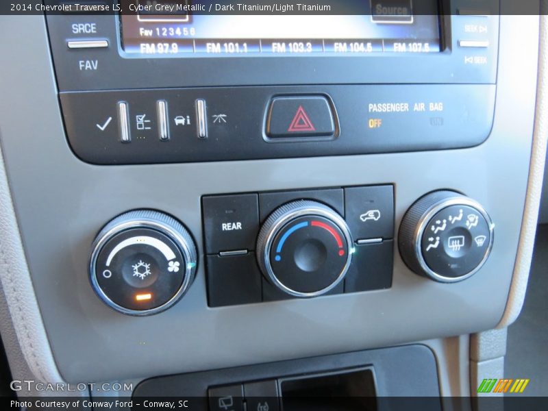 Cyber Grey Metallic / Dark Titanium/Light Titanium 2014 Chevrolet Traverse LS
