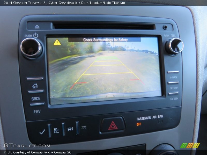 Cyber Grey Metallic / Dark Titanium/Light Titanium 2014 Chevrolet Traverse LS