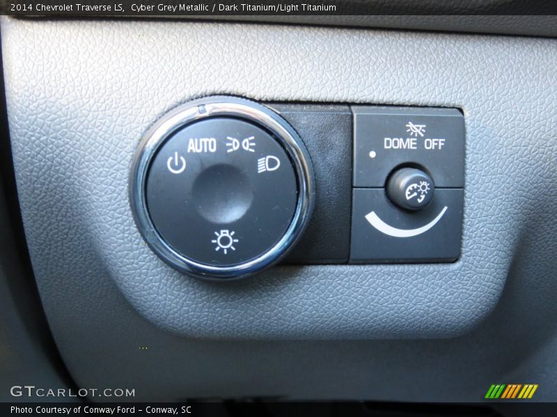 Cyber Grey Metallic / Dark Titanium/Light Titanium 2014 Chevrolet Traverse LS