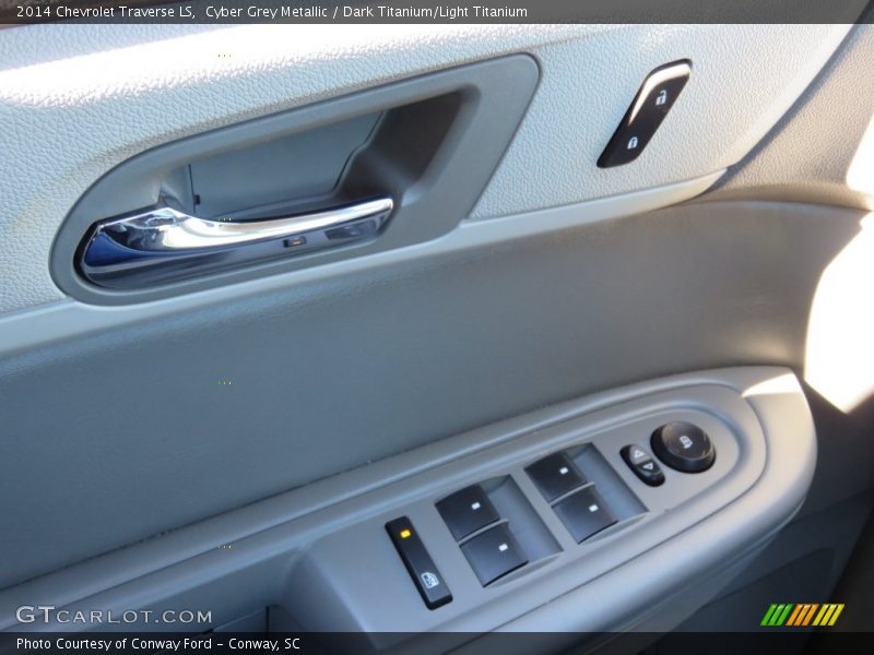 Cyber Grey Metallic / Dark Titanium/Light Titanium 2014 Chevrolet Traverse LS