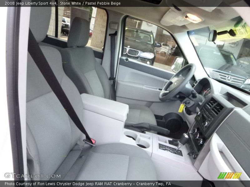 Stone White / Pastel Pebble Beige 2008 Jeep Liberty Sport 4x4