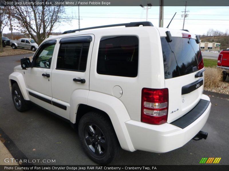 Stone White / Pastel Pebble Beige 2008 Jeep Liberty Sport 4x4
