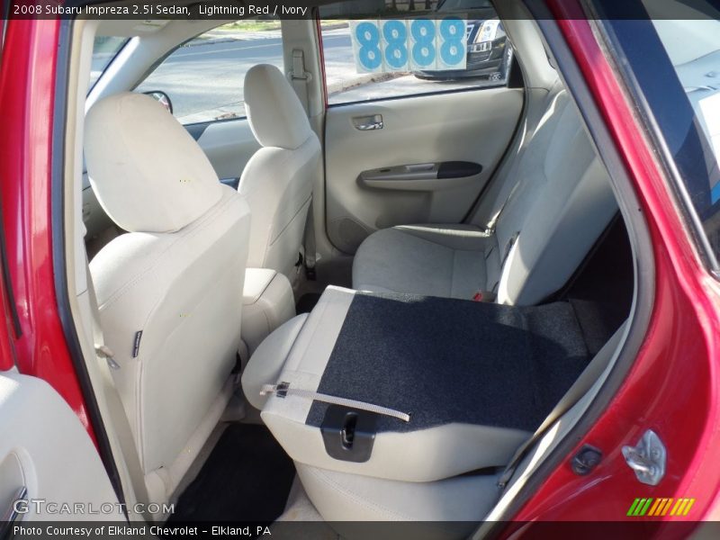 Lightning Red / Ivory 2008 Subaru Impreza 2.5i Sedan