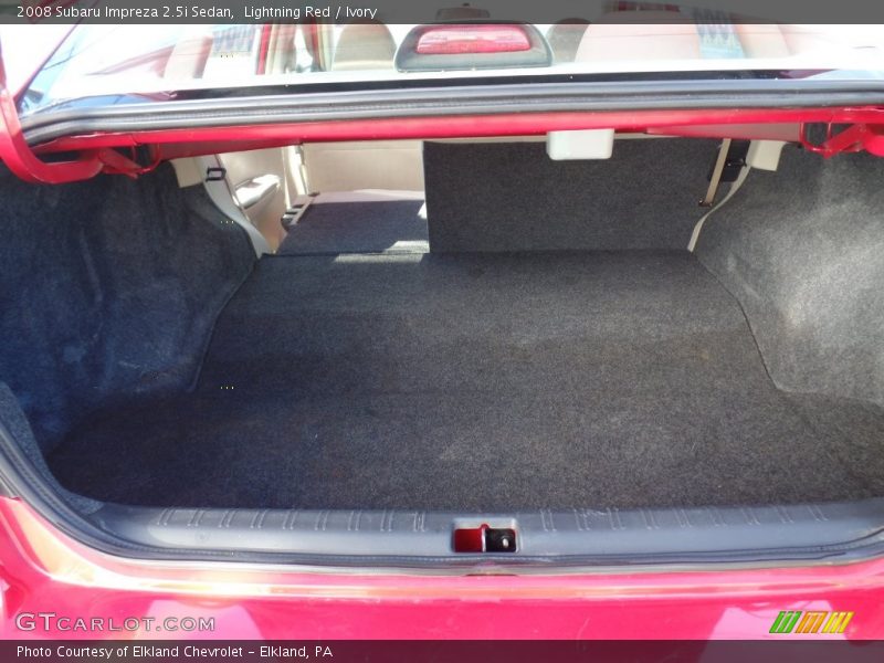 Lightning Red / Ivory 2008 Subaru Impreza 2.5i Sedan
