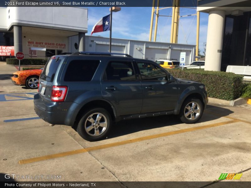 Steel Blue Metallic / Charcoal Black 2011 Ford Escape Limited V6