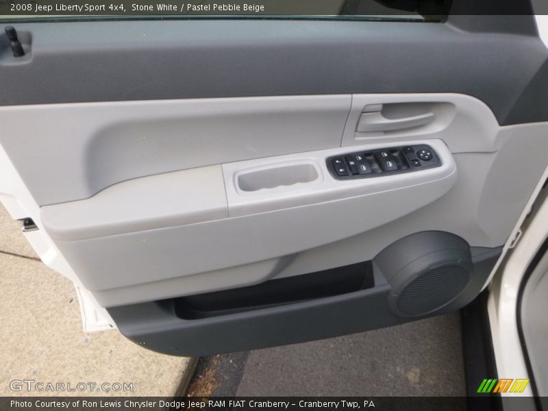 Stone White / Pastel Pebble Beige 2008 Jeep Liberty Sport 4x4