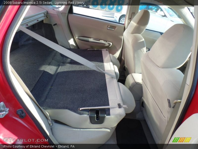 Lightning Red / Ivory 2008 Subaru Impreza 2.5i Sedan