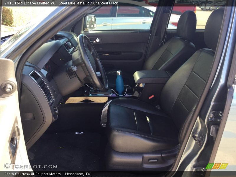 Steel Blue Metallic / Charcoal Black 2011 Ford Escape Limited V6