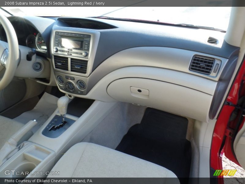 Lightning Red / Ivory 2008 Subaru Impreza 2.5i Sedan
