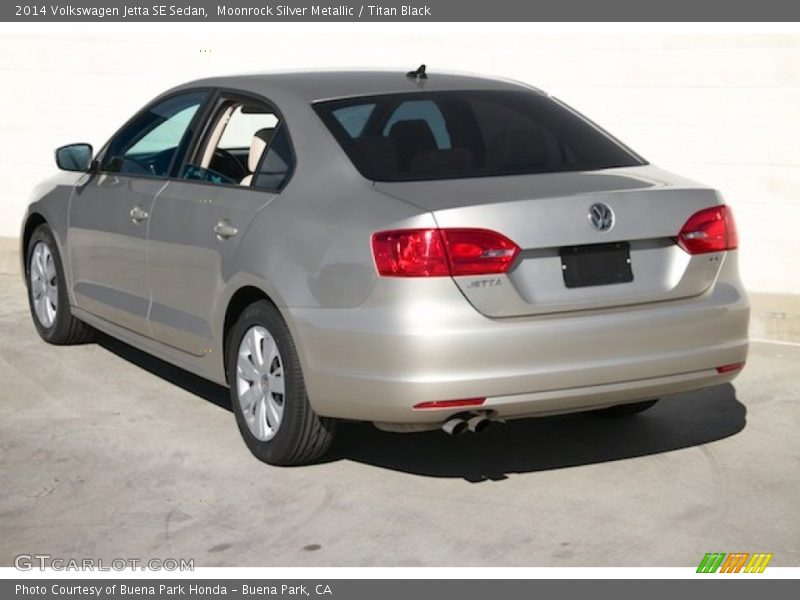 Moonrock Silver Metallic / Titan Black 2014 Volkswagen Jetta SE Sedan