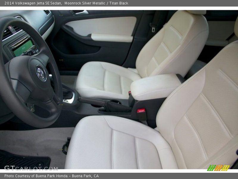 Moonrock Silver Metallic / Titan Black 2014 Volkswagen Jetta SE Sedan