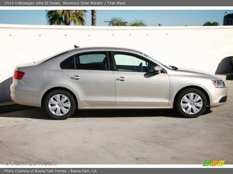 Moonrock Silver Metallic / Titan Black 2014 Volkswagen Jetta SE Sedan