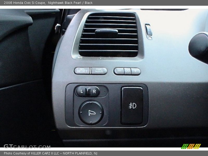 Nighthawk Black Pearl / Black 2008 Honda Civic Si Coupe
