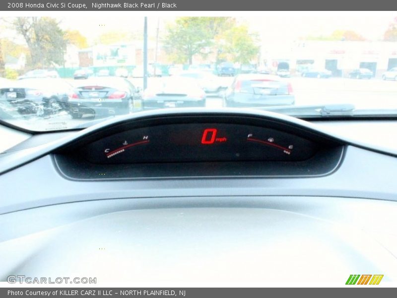 Nighthawk Black Pearl / Black 2008 Honda Civic Si Coupe
