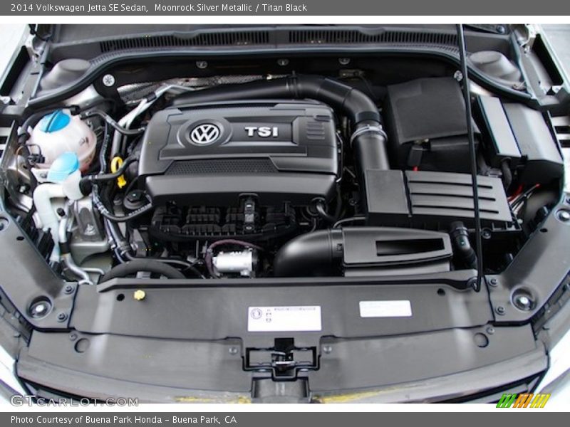 Moonrock Silver Metallic / Titan Black 2014 Volkswagen Jetta SE Sedan