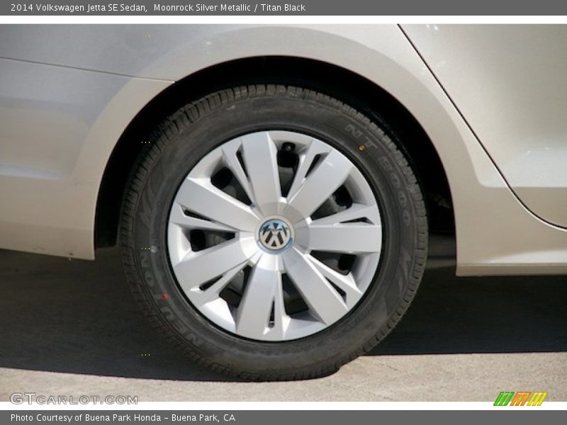 Moonrock Silver Metallic / Titan Black 2014 Volkswagen Jetta SE Sedan
