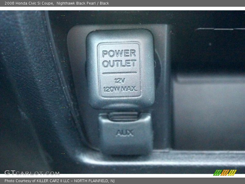 Nighthawk Black Pearl / Black 2008 Honda Civic Si Coupe