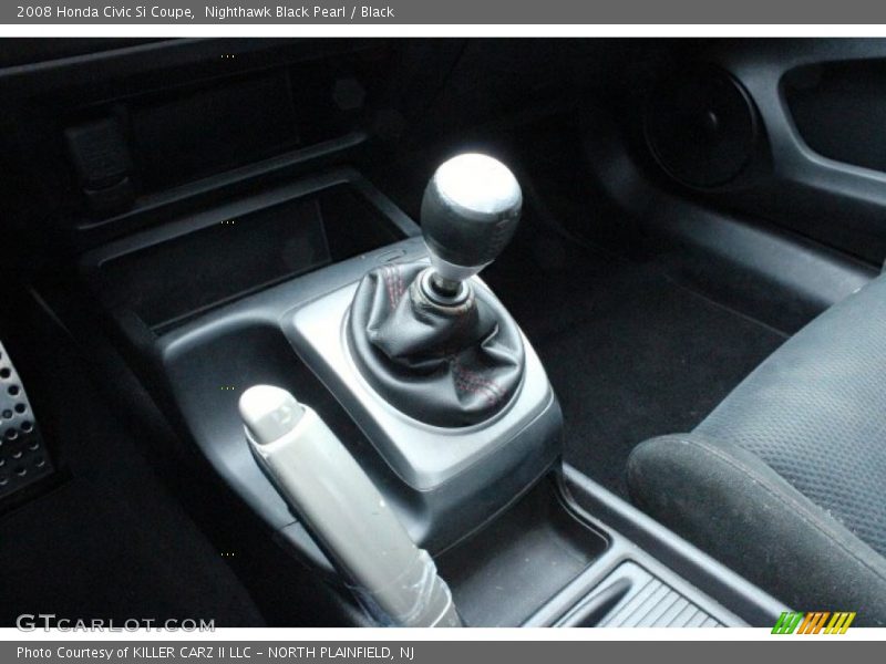 Nighthawk Black Pearl / Black 2008 Honda Civic Si Coupe