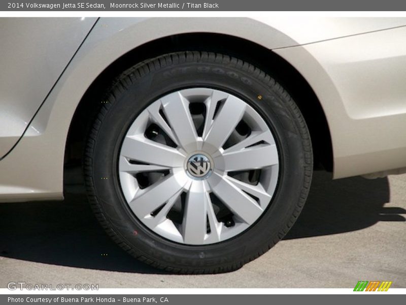 Moonrock Silver Metallic / Titan Black 2014 Volkswagen Jetta SE Sedan