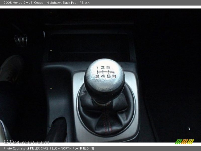 Nighthawk Black Pearl / Black 2008 Honda Civic Si Coupe