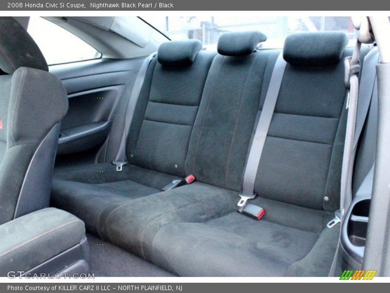 Nighthawk Black Pearl / Black 2008 Honda Civic Si Coupe
