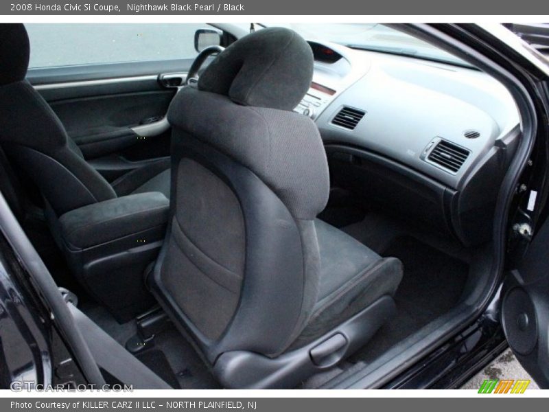 Nighthawk Black Pearl / Black 2008 Honda Civic Si Coupe