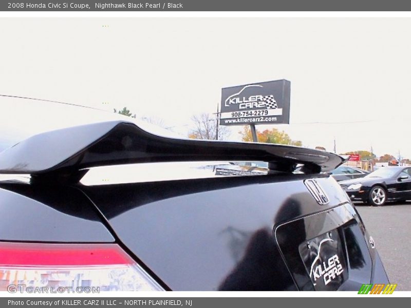 Nighthawk Black Pearl / Black 2008 Honda Civic Si Coupe