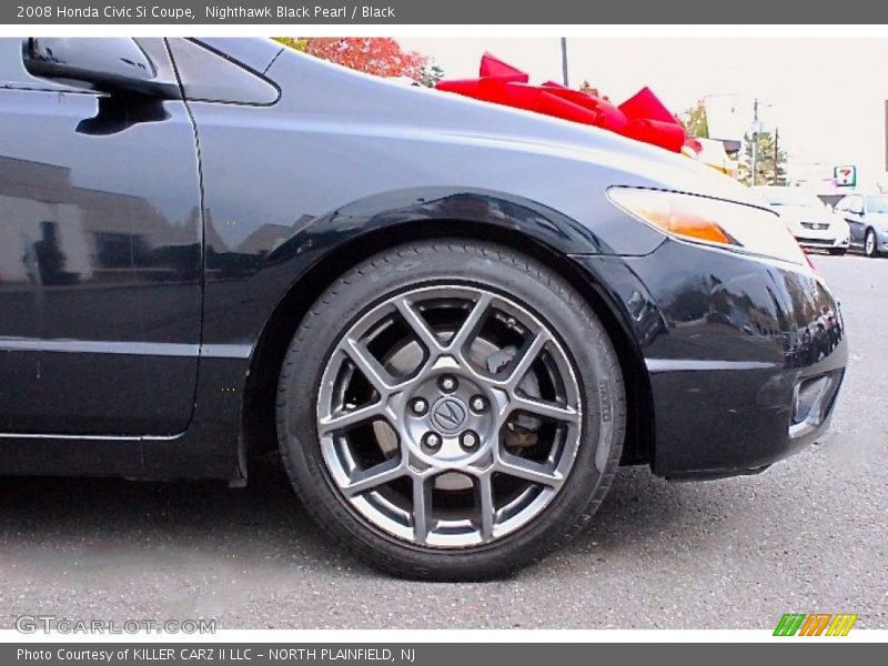 Nighthawk Black Pearl / Black 2008 Honda Civic Si Coupe