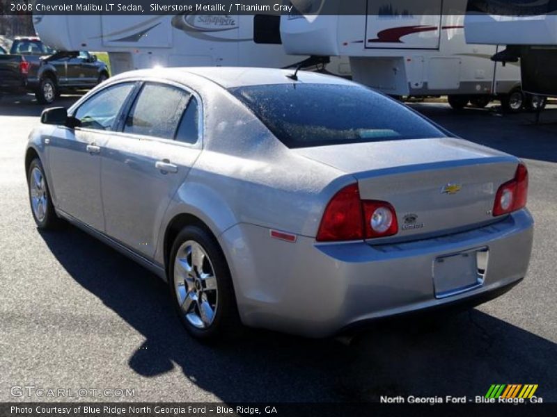 Silverstone Metallic / Titanium Gray 2008 Chevrolet Malibu LT Sedan