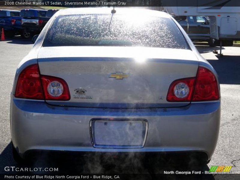 Silverstone Metallic / Titanium Gray 2008 Chevrolet Malibu LT Sedan
