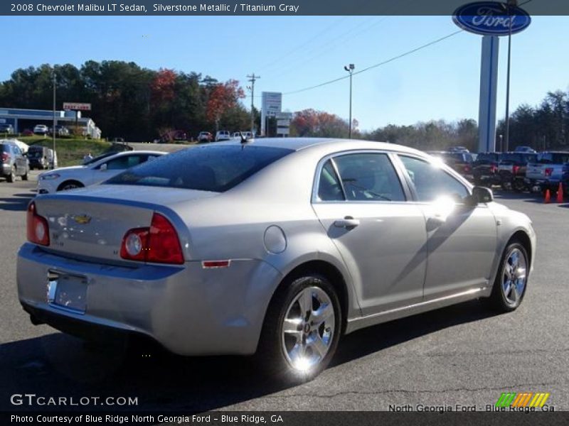 Silverstone Metallic / Titanium Gray 2008 Chevrolet Malibu LT Sedan