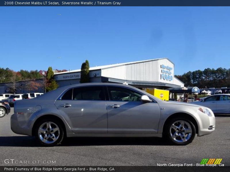 Silverstone Metallic / Titanium Gray 2008 Chevrolet Malibu LT Sedan