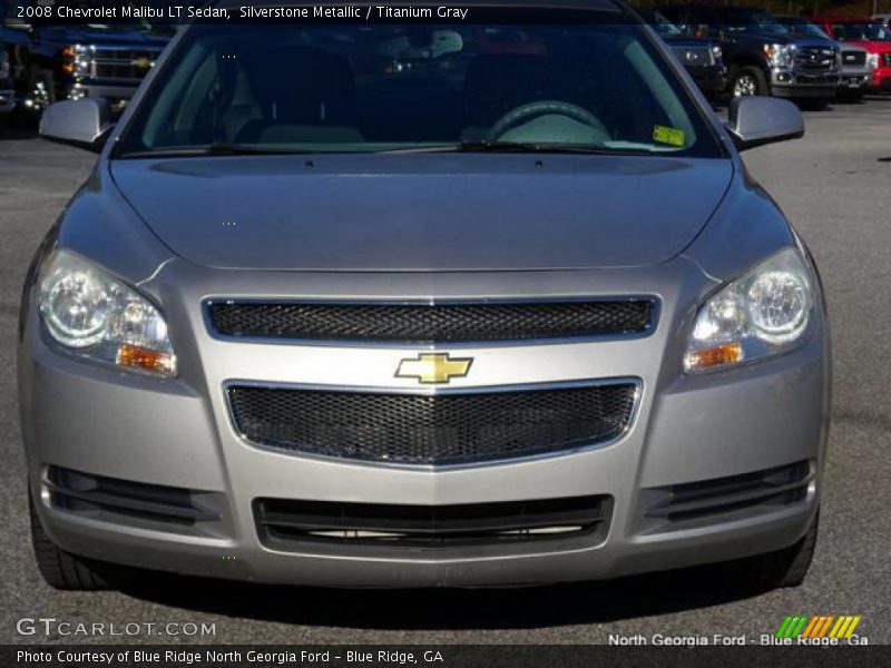 Silverstone Metallic / Titanium Gray 2008 Chevrolet Malibu LT Sedan