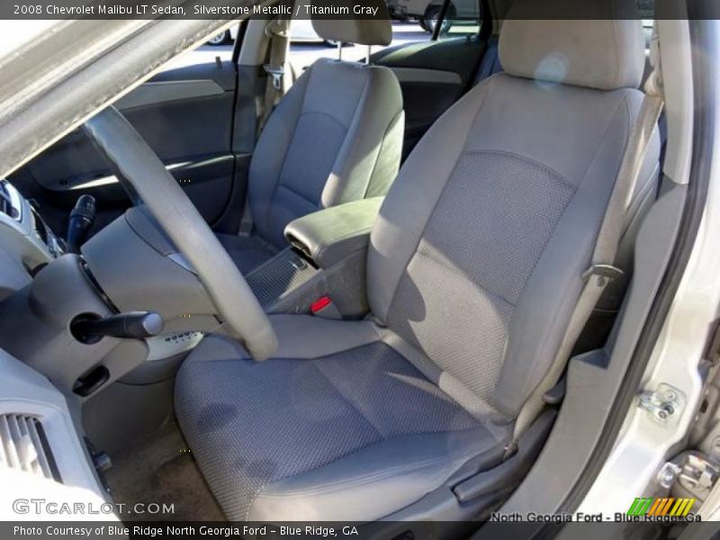 Silverstone Metallic / Titanium Gray 2008 Chevrolet Malibu LT Sedan